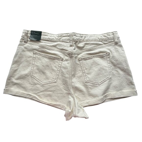 Wild Fable High-Rise Rolled Cuff Shorts Size 16 Summer Casual NWT - Picture 2 of 6